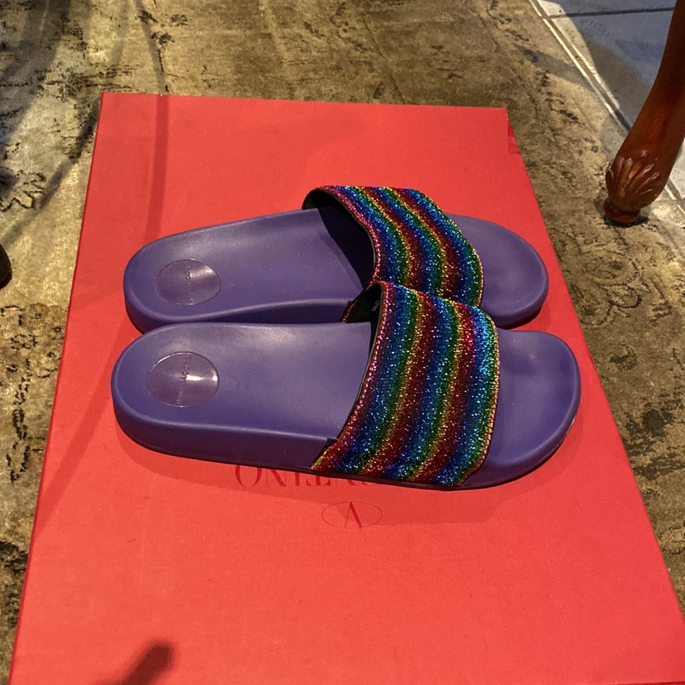 Marc Jacobs Sparkling Slides Not Used Extremely C… - image 4